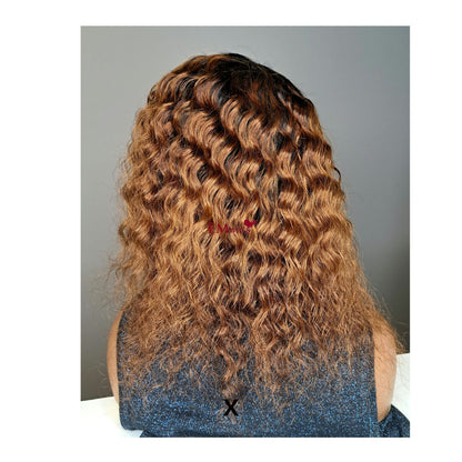 Curly Human Hair Closure | Messy Curls Closure Wig | EM Wigs