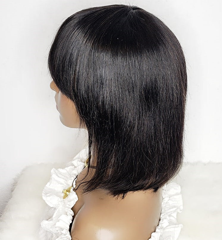 100% Human Hair Wig | Brittney fringe wig | EM Wigs