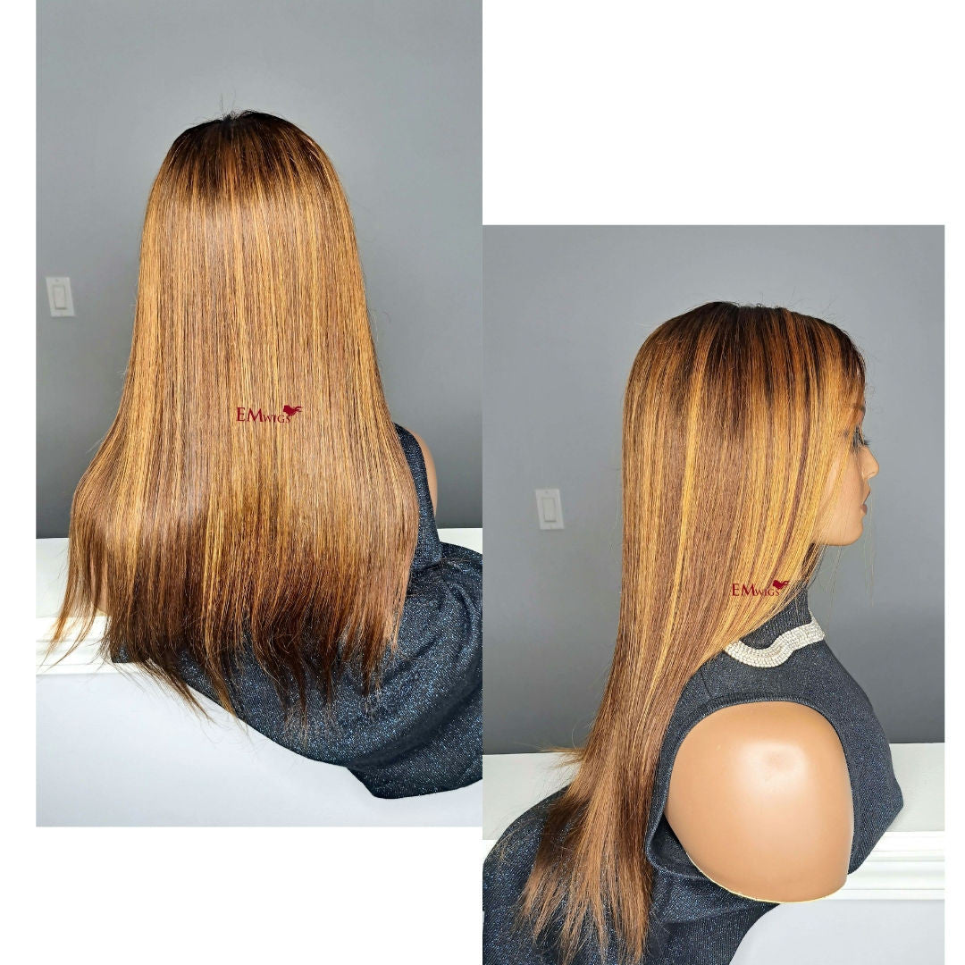 Human Hair Closure Wig | Lace Closure Wig | EM Wigs