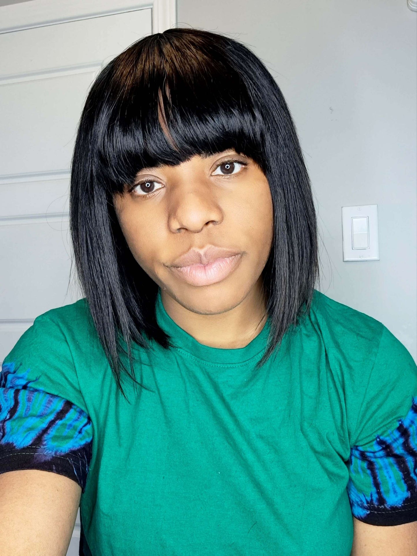 100% Human Hair Wig | Brittney fringe wig | EM Wigs