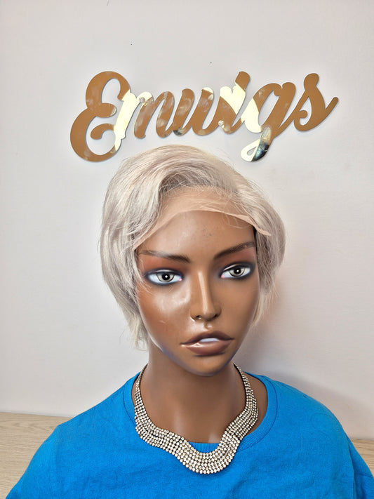 Mannie Pixie cut Closure Wig