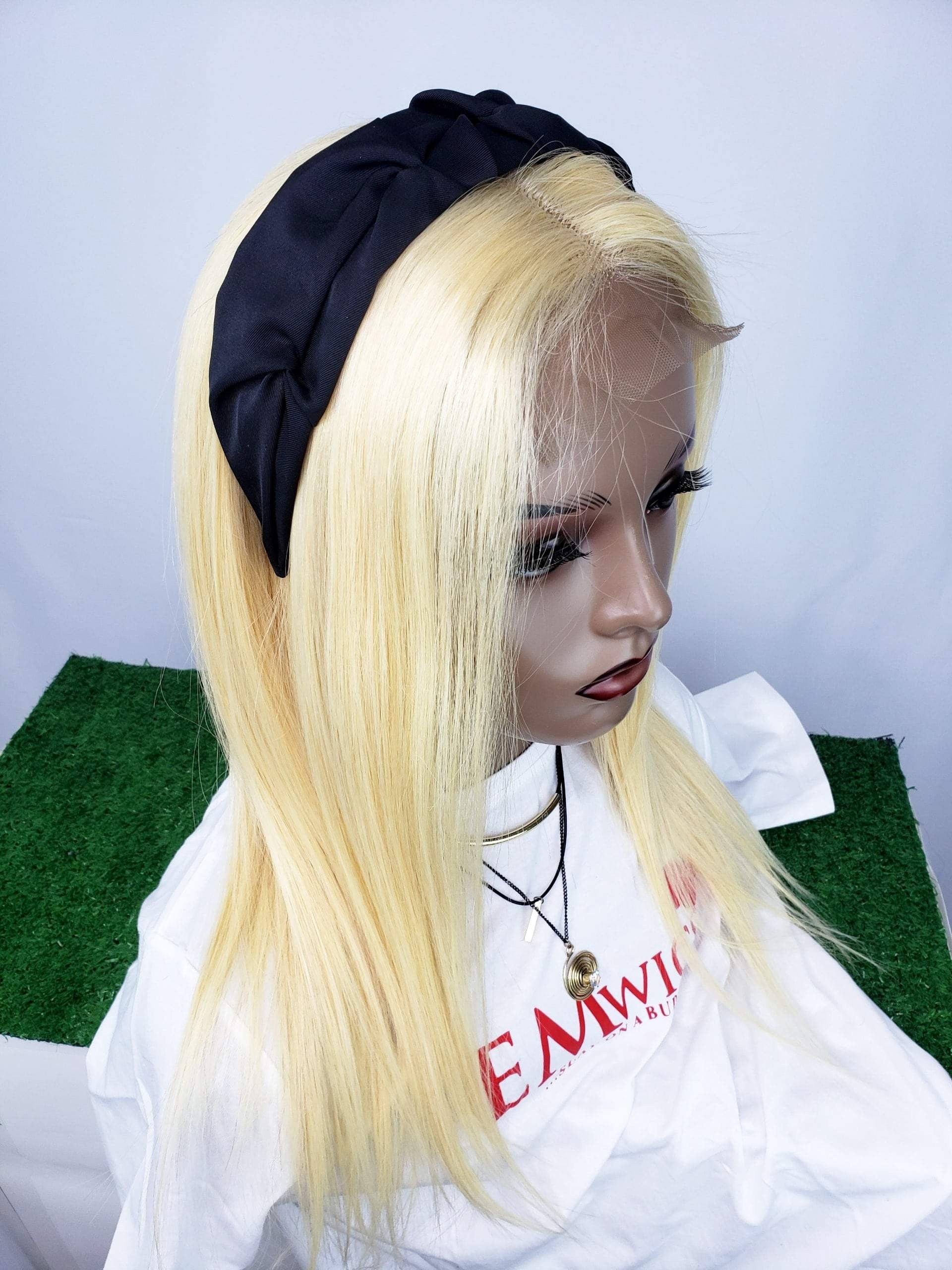 Long Blonde Human Hair Wig | Women's Hair Wigs | EM Wigs