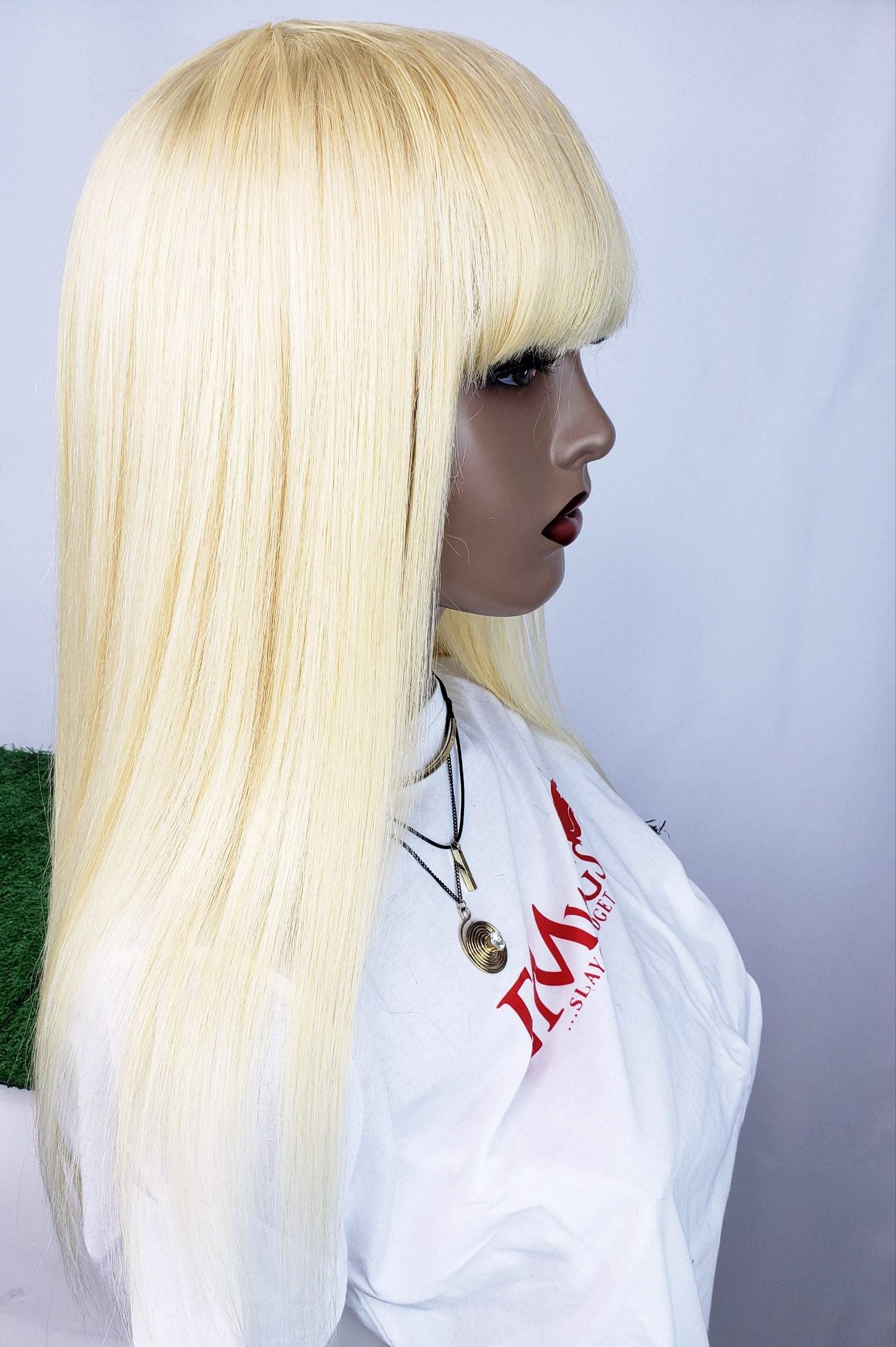 Blonde Hair Extensions | Blonde Fringe Wig | EM Wigs