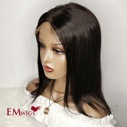 Bob Human Hair Wigs | Black Bob Wig | EM Wigs