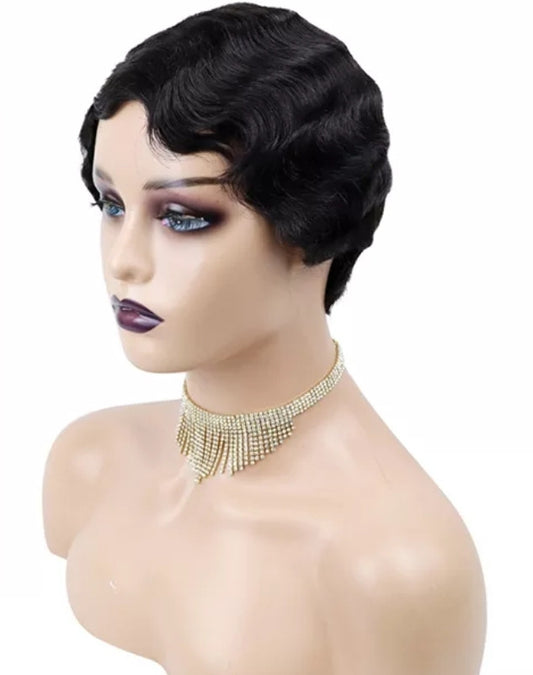 Finger Waves Wig | Finger Waves Short Hair Wig | EM Wigs