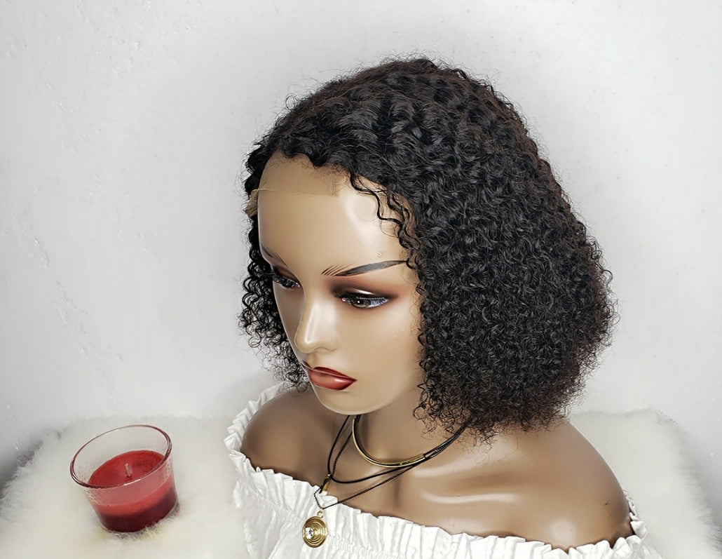 100% Human Hair Extensions | Kinky Curly Wig | EM Wigs