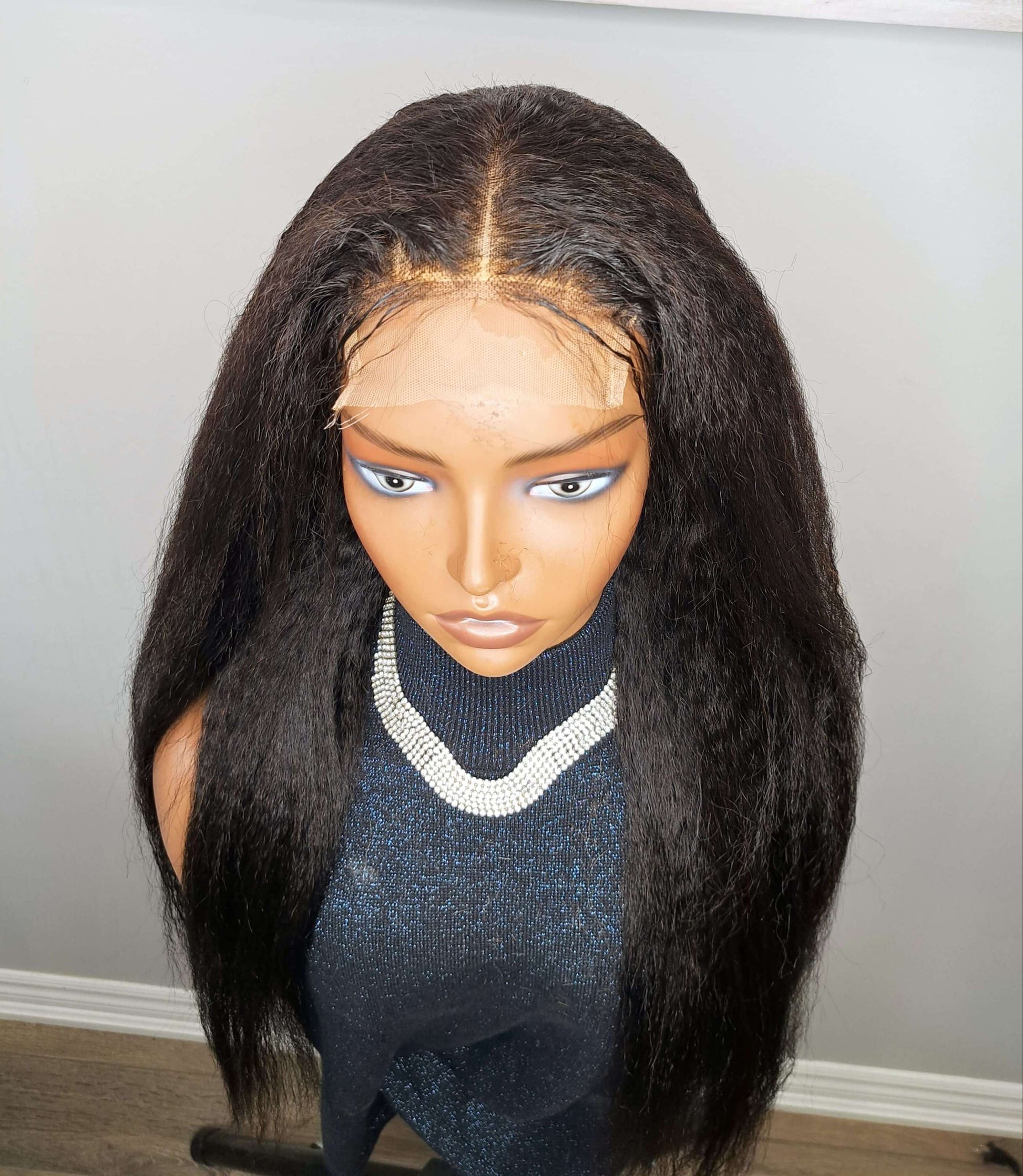 Kinky Straight Human Wig | Kinky Hair Extensions | EM Wigs