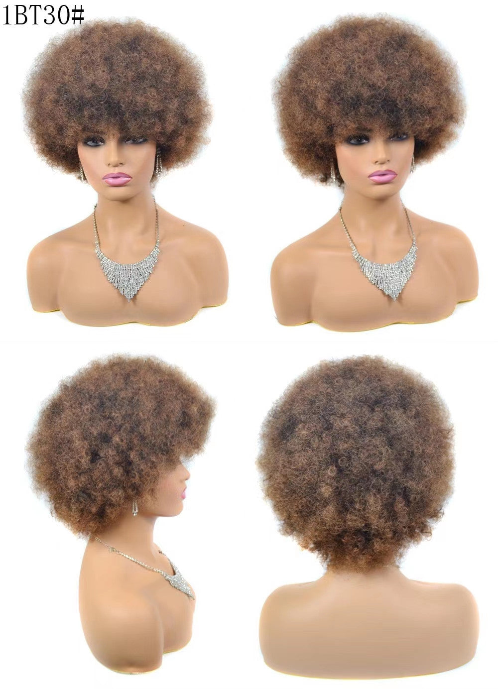 Human Hair Afro Wigs | Curly Human Hair Extensions | EM Wigs