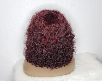 Curly Hair Extensions | Curly Fringe Wig | EM Wigs