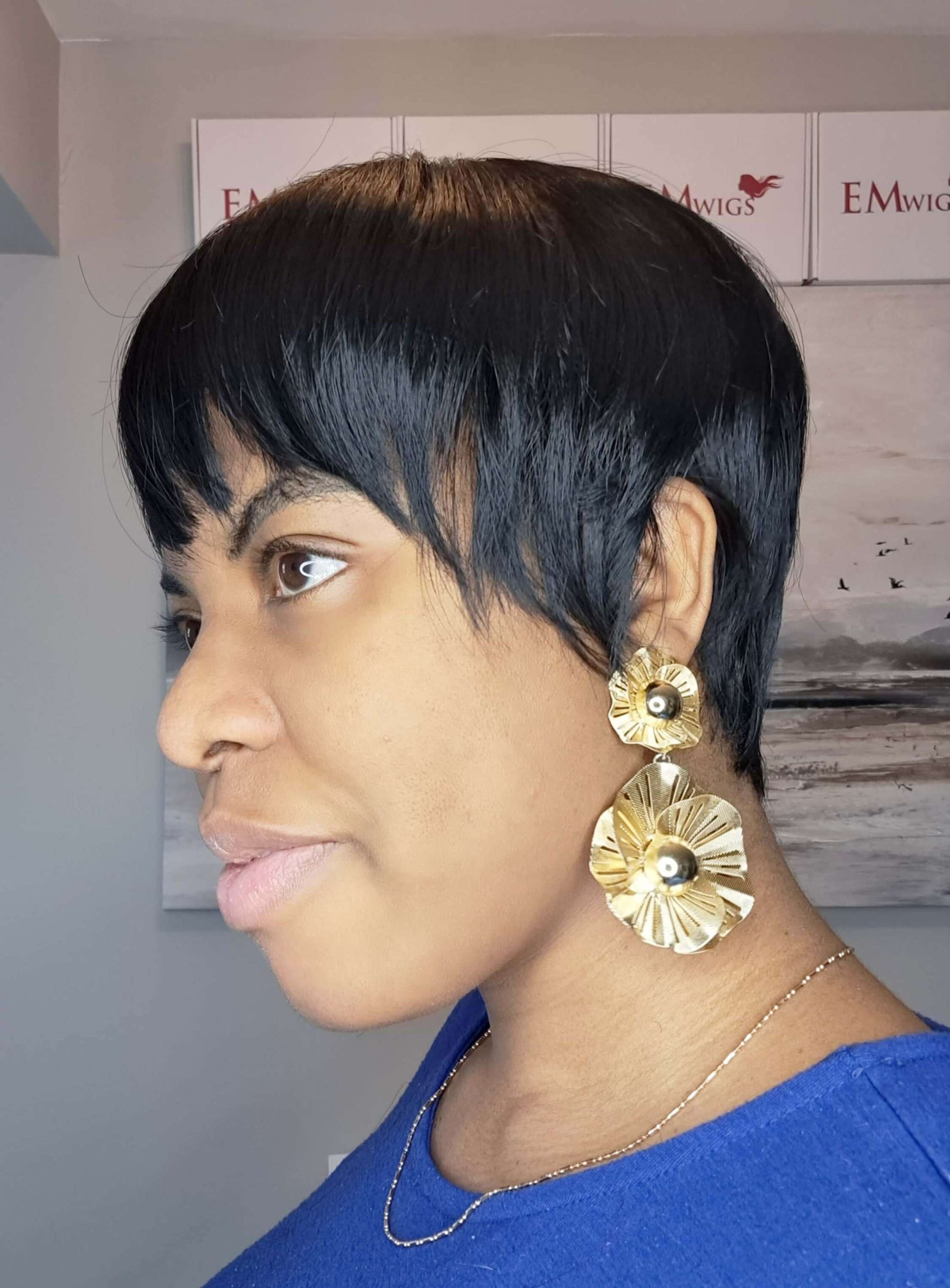 Synthetic Pixie Cut Wig | Shorts Hair Wigs | EM Wigs