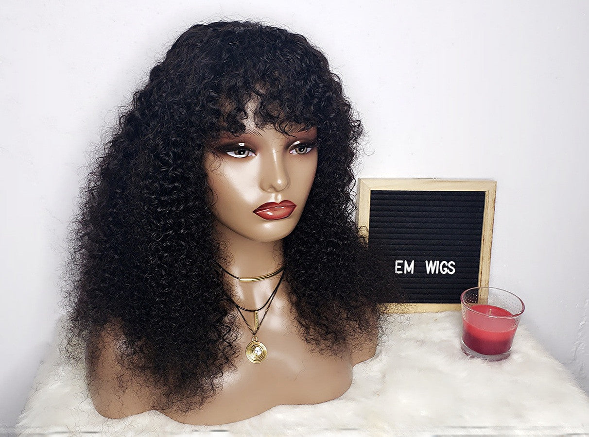 Natural  Human Hair Extensions | kinky Curly Wigs | EM Wigs