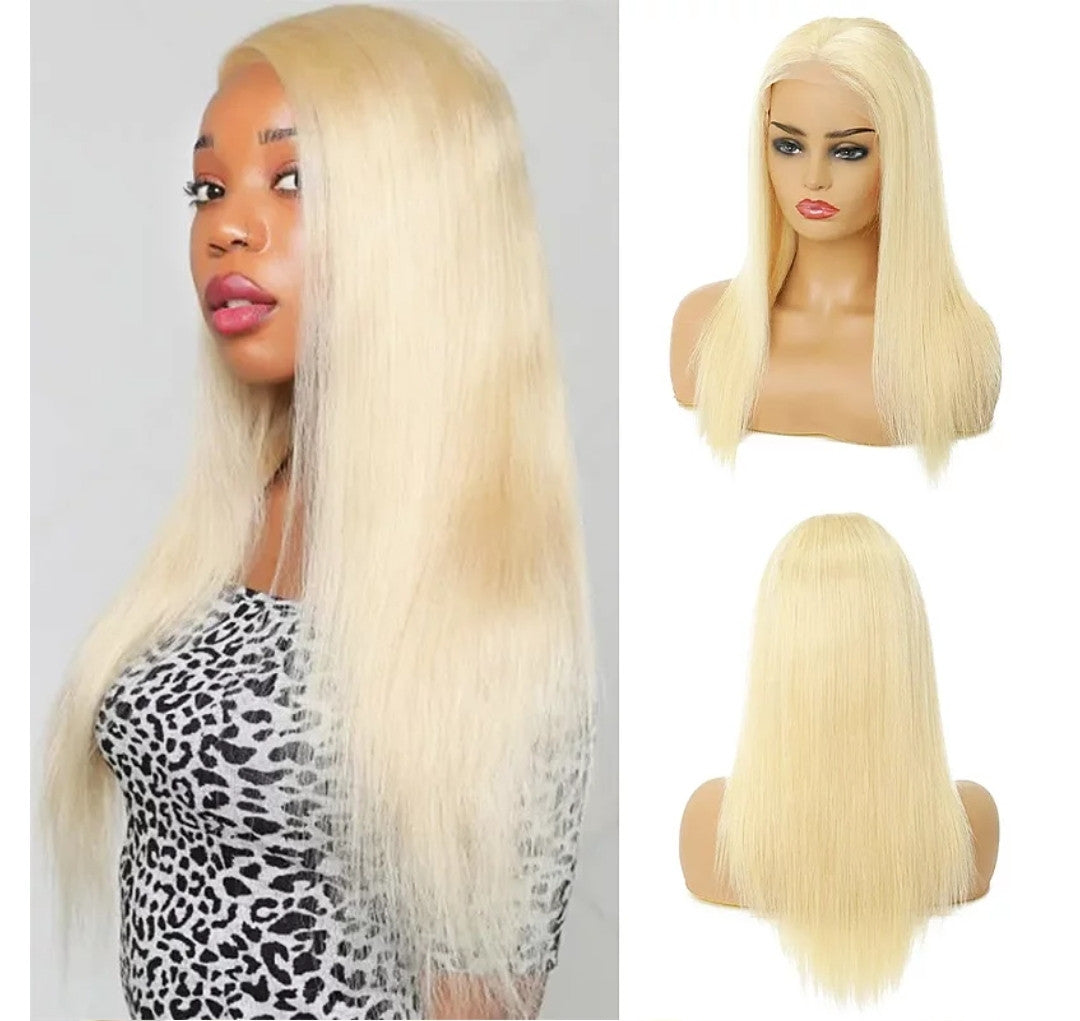 Long Blonde Human Hair Wig | Women's Hair Wigs | EM Wigs