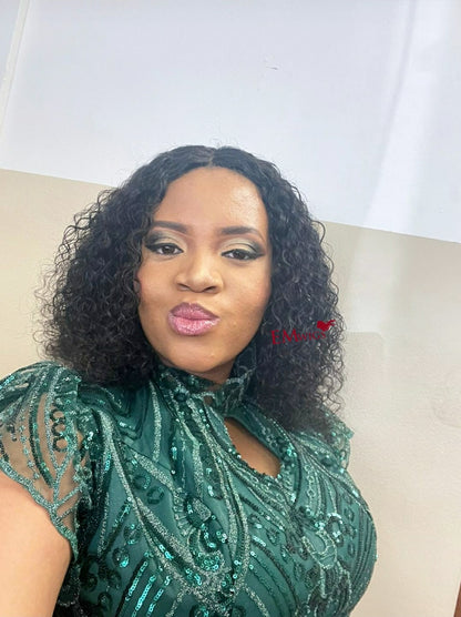 Deep Wave Lace Front Wig  | Deep Curly Wig | EM Wigs
