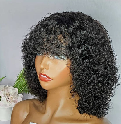 Natural  Human Hair Extensions | kinky Curly Wigs | EM Wigs