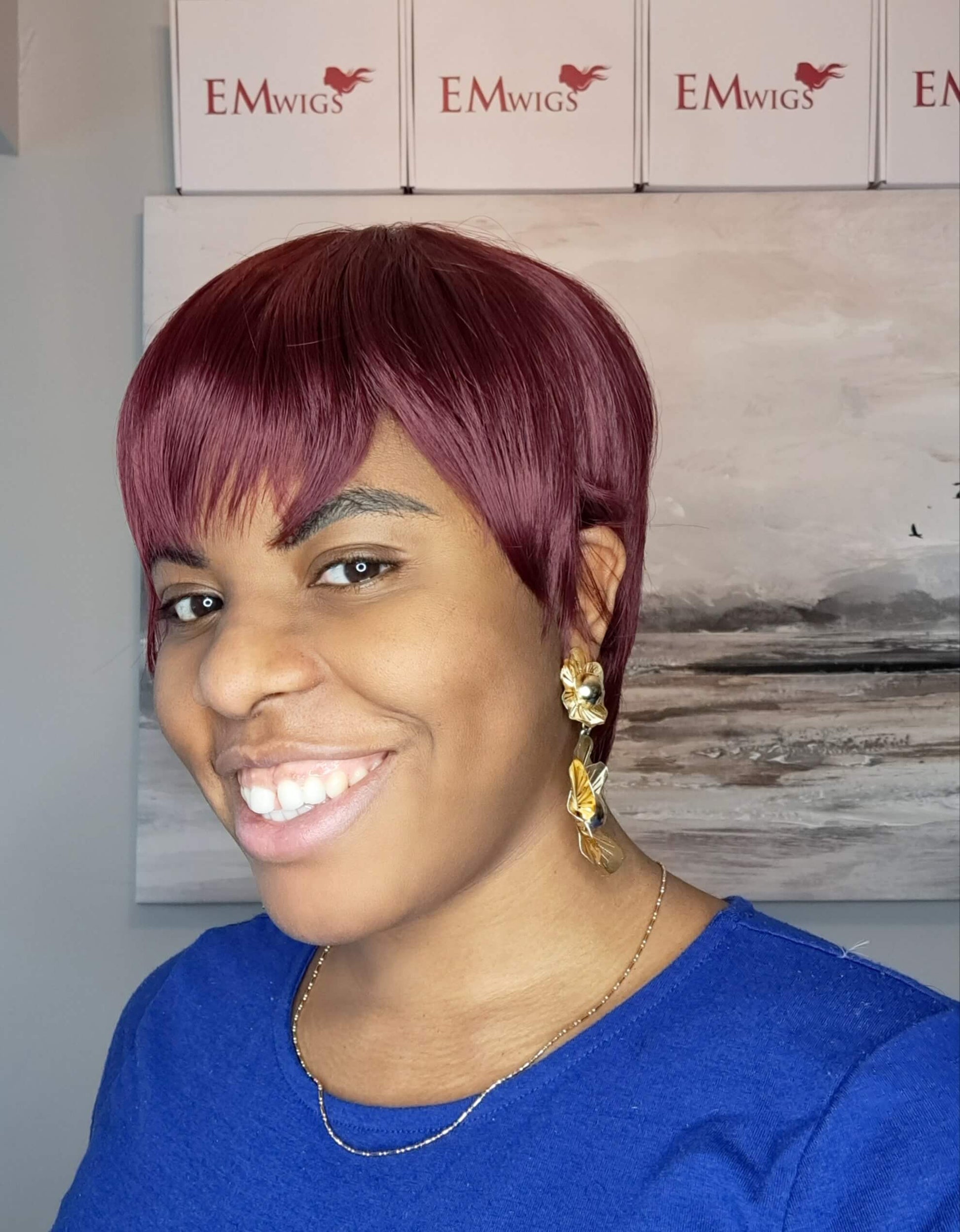 Synthetic Pixie Cut Wig | Shorts Hair Wigs | EM Wigs