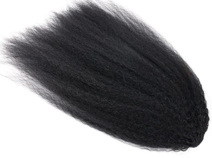 Kinky Ponytail Human Hair | Kinky Straight Ponytail | EM Wigs
