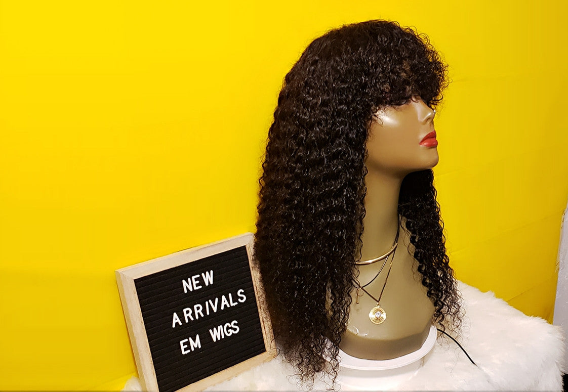 Natural  Human Hair Extensions | kinky Curly Wigs | EM Wigs