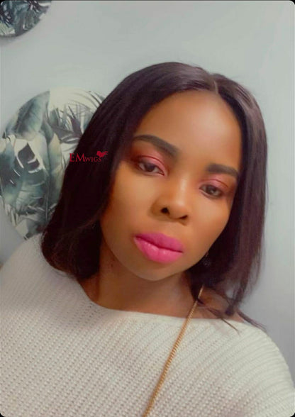 Bob Human Hair Wigs | Black Bob Wig | EM Wigs