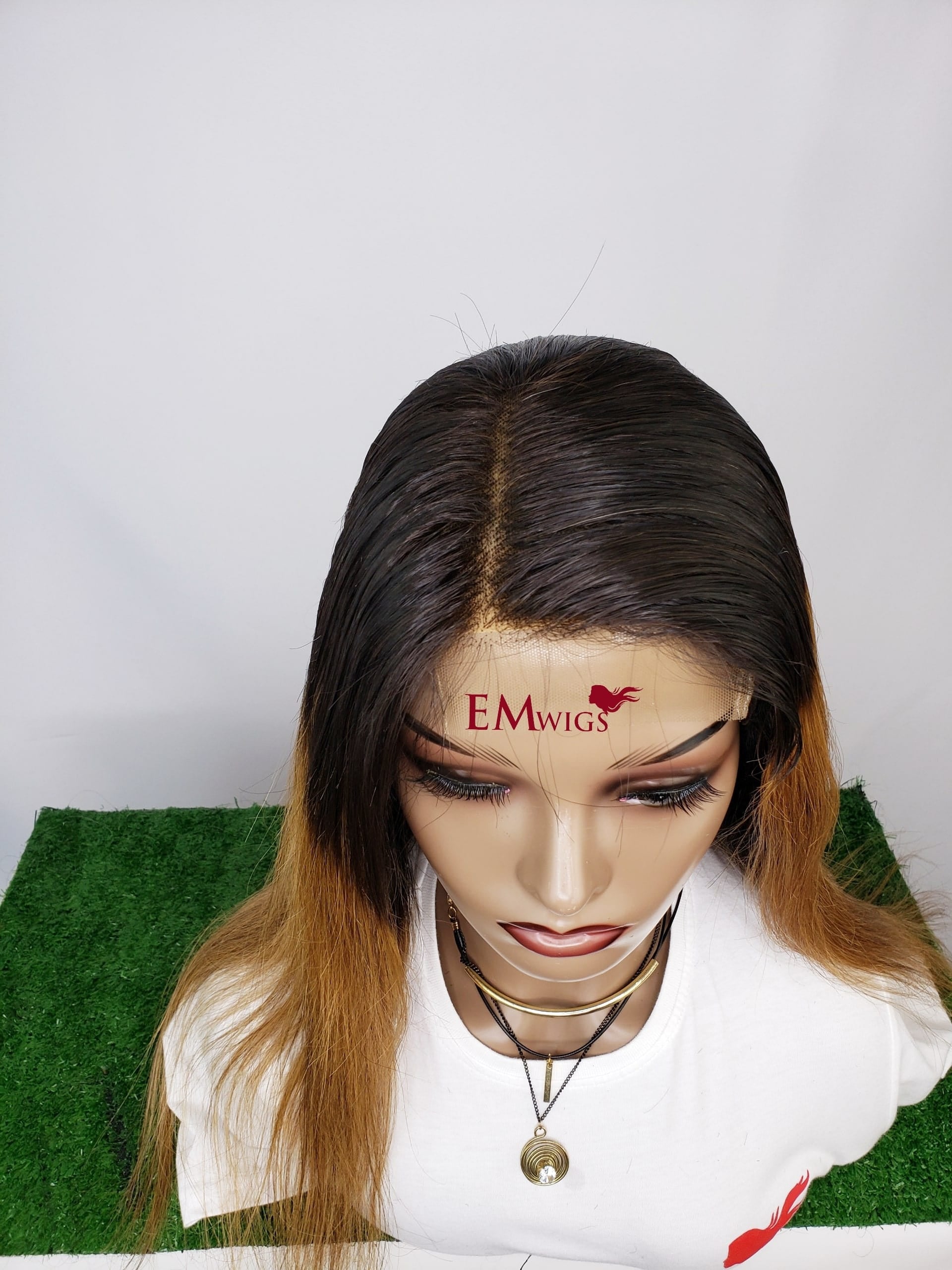 Ombre Human Hair Wigs | Wigs Blonde Ombre | EM Wigs