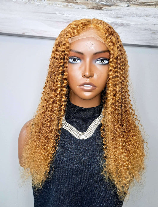 Real Human Hair Extensions | Curly Closure Wig | EM Wigs
