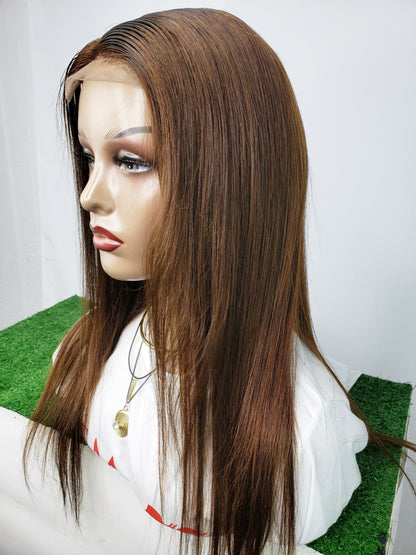 Straight Lace Closure Human Hair | Straight Closure Wig | EM Wigs