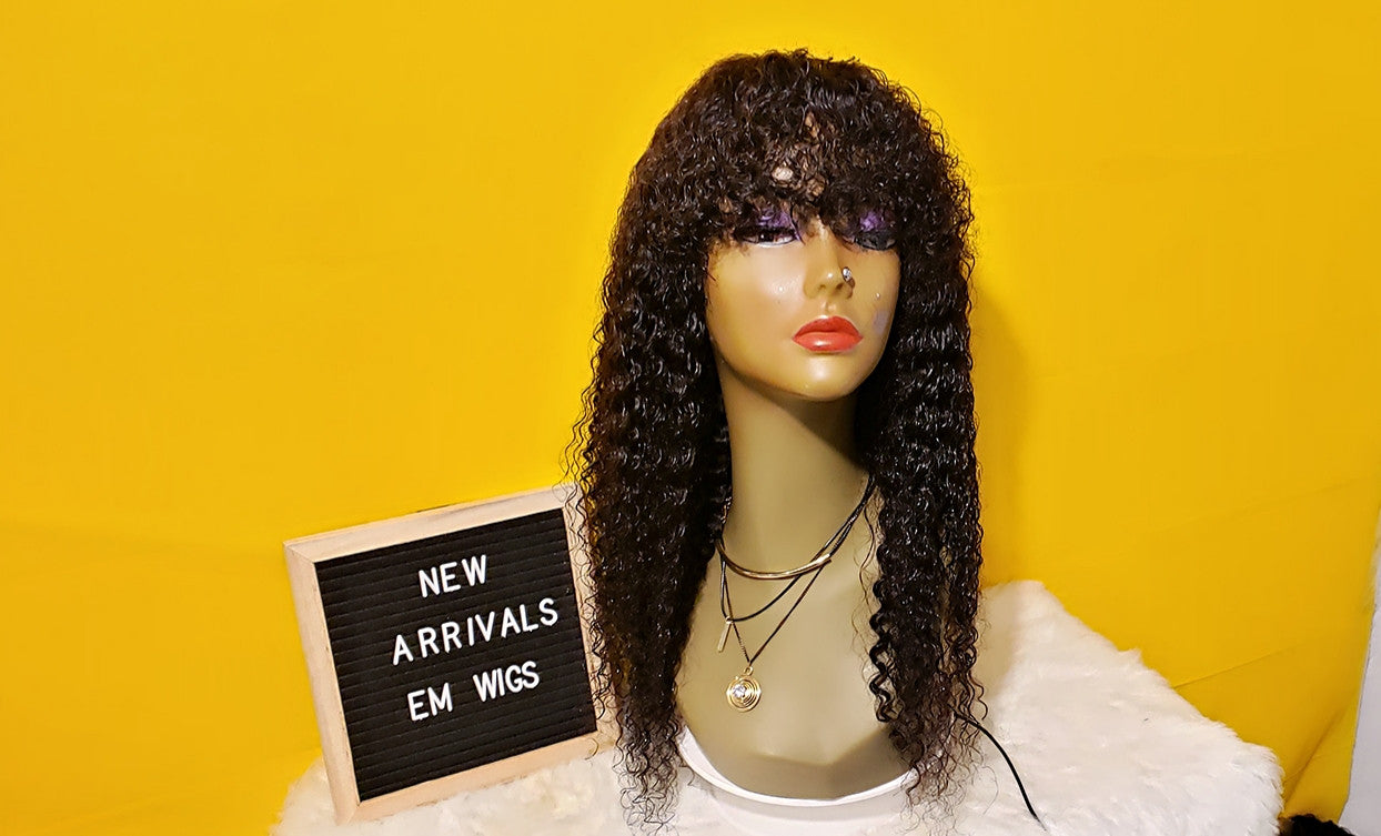 Natural  Human Hair Extensions | kinky Curly Wigs | EM Wigs